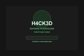 Jednotné H4CK3D placeholder logo pre články čakajúce na finálny obsah a featured image